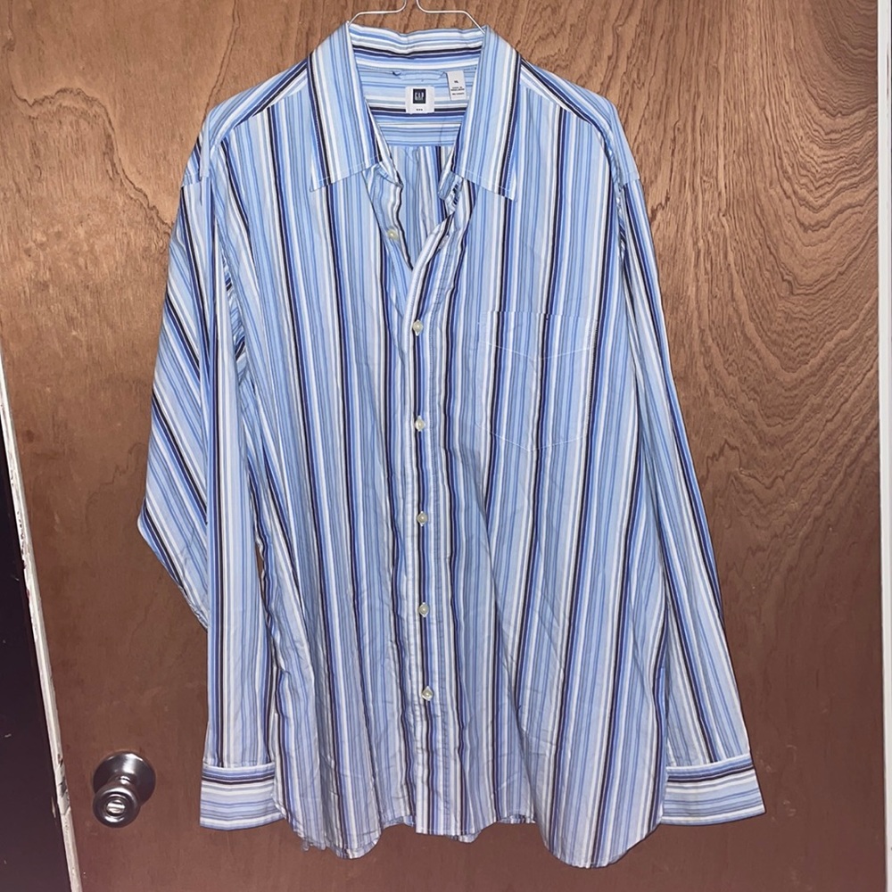 Gap Factory Stripe Button Down Men’s Shirt
